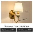 Axyaa Copper LED Color Wall Lamp for Bedroom Living Room TV Background Lighting