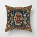 Axyaa Red Moroccan Short Plush Ethnic Style Cushion Cover for Home Decoration