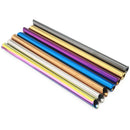 Axyaa Stainless Steel Wide Metal Straw Set Bubble Tea Milkshake Straw Brush