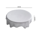 Axyaa Irregular Ceramic Dinner Plate Set for Sushi Pasta Desserts.