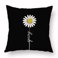 Axyaa Yellow Daisy Peach Skin Pillowcase