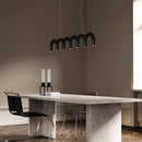 Axyaa Modern Minimalist U-shaped Pendant Light for Living Room and Bar Counter