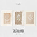 Axyaa Minimalist Leaf Canvas Print for Home and Office Decor