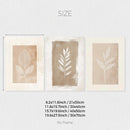 Axyaa Minimalist Leaf Canvas Print for Home and Office Decor