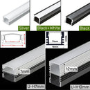 Axyaa U-Shaped LED Aluminum Profile for 5050 5630 Strip Light.