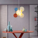 Axyaa Colourful Block Acrylic Chandelier for Living Room and Bedroom