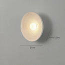Axyaa Wabi Sabi Round Wall Lamp for Bedroom, Art Indoor Sconce Light