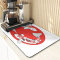 Axyaa Diatomite Kitchen Mat with Fujiyama Print