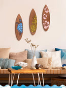 Axyaa Beach Surfboard Wall Hanging Decor Set | Summer Hawaiian Room Aesthetics