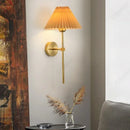 Axyaa Fabric Wall Lamp E27 Minimalist Design for Bedroom Living Room Lighting