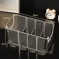 Axyaa Expandable Belt Organizer with Dividers: Clear Snack Storage Box