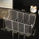 Axyaa Expandable Belt Organizer with Dividers: Clear Snack Storage Box