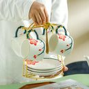 Axya Cherry Blossom Porcelain Tea Set & Mug Set