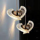 Axyaa Nordic Light Luxury Acrylic LED Chandelier for Home and Events