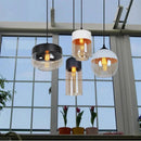 Axyaa Glass Light Industrial Chandelier for Home, Living Room, Bedroom & Restaurant