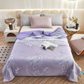 Axyaa Cool Silk Hyaluronic Acid Summer Quilt - Knitted, Printed, Comfortable, Breathable