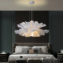 Axyaa Cream Flower Pendant Light: Modern Light Luxury Multi Layer Hanging Lamp