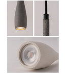 Axyaa Stone LED Pendant Lamp for Kitchen Bar Bedroom Living Room