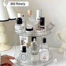 Axyaa Rotating Acrylic Cosmetic Storage Organizer Box for Makeup and Skincare