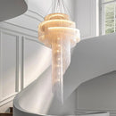 Axyaa Modern LED Pendant Chandeliers for Living Room Staircase Lighting