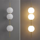 Axyaa Magic Bean Pendant Light: Modern Metal Lighting Fixture for Living Room Bedroom