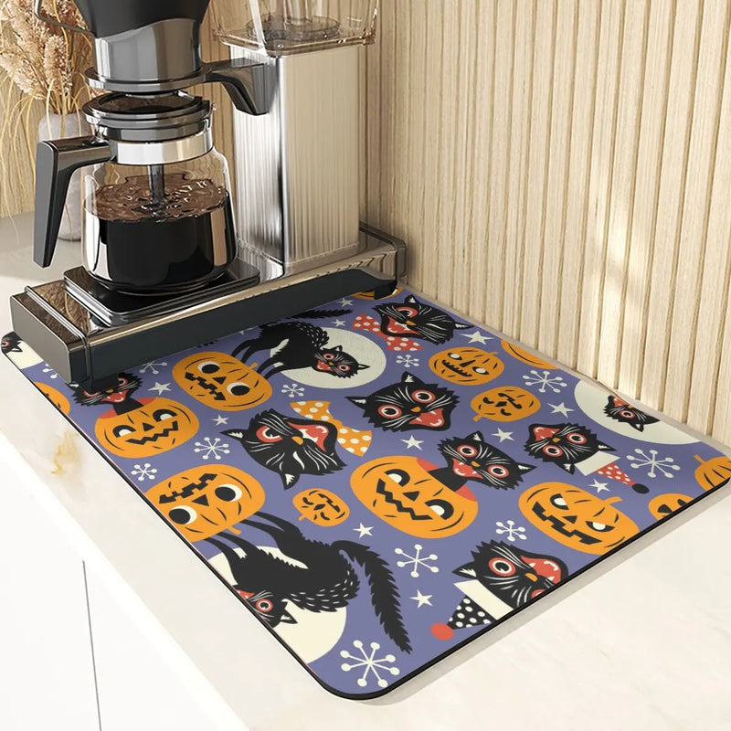 Axyaa Witchy Silicone Dish Drying Mat