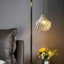 Axyaa Luxury Bedroom Bedside LED Pendant Chandelier with Shell Glass for Kitchen Island and Foyer