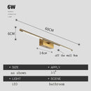 Axyaa LED Sconce Wall Light 8W 80cm for Living Room Bedroom Aisle Hallway