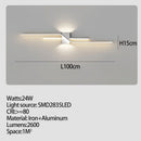 Axyaa White/Black LED Wall Lamp - Modern Living Room & Bedside Light