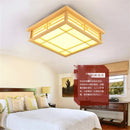 Axya Wood Ceiling Light: Japanese Style LED Lamp for Living Room, Dining Room, and Tatami