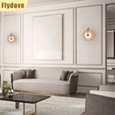 Axyaa Marble Circle Wall Lamp for Home Decor & Lighting Fixtures