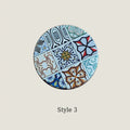 Axyaa Diatom Mud Ceramic Coaster Set of 4 - Absorbent, Insulating, Nordic Design