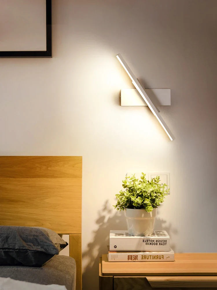 Axya 7W LED Wall Lamps in White or Black for Bedroom and Living Room