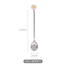 Axyaa Stainless Steel Cartoon Spoon Fork Set for Desserts and Coffee