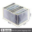 Axyaa Underwear Drawer Organizer: Foldable Closet Divider for Underpants, Socks, Bra