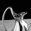 Axyaa Silver Ceramic Vase: Nordic Design Dried Flower Ornaments, Living Room Decoration