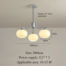 Axyaa Nordic Glass LED Pendant Lights for Home Decor and Interior Lighting