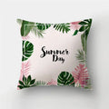 Axyaa Geometric Leaves Pillowcase 45x45cm Home Sofa Decoration
