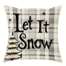 Axyaa Christmas Tree Snowman Pillowcase for Home Sofa Decoration