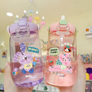 Axyaa Dinosaur Plastic Water Bottle with Handle