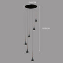 Axyaa Modern LED Pendant Light Chandeliers for Living Room Staircase Hanging Lamp
