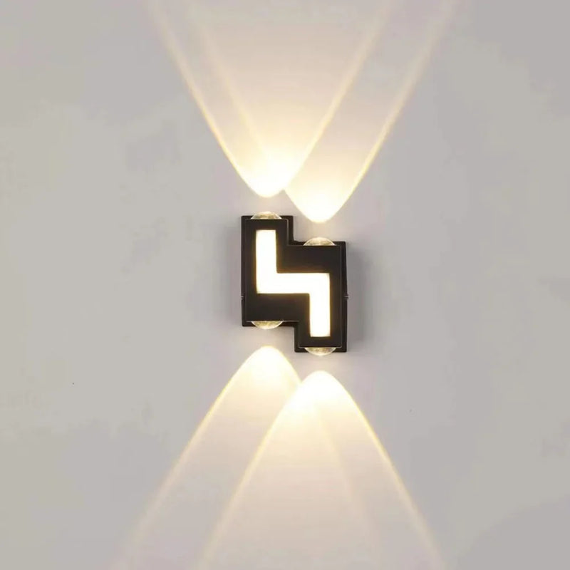 Axyaa Modern IP65 LED Wall Lamp, Waterproof Indoor Outdoor Light for Garden, Bedroom, Stairs