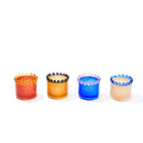 Axyaa Lace Glass Vase Candlestick Scented Pen Container Desktop Storage Flower Vase