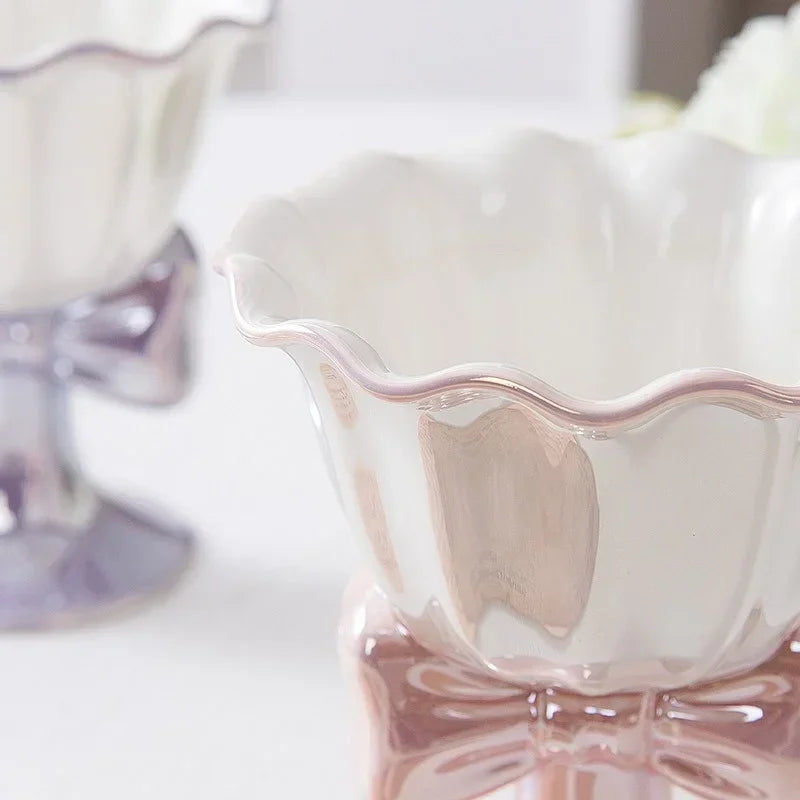 Axyaa 180ml Ceramic Dessert Bowl Cup for Ice Cream, Yogurt, Fruit Salad, Pudding
