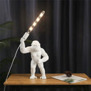 Axya Resin Monkey Table Lamp for Modern Living Room and Bedroom Decor