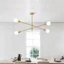 Axyaa Magic Bean Wrought Iron Chandelier - Modern Minimalist Nordic LED Lighting