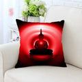 Axyaa Buddha Gold Elephant Mandala Meditation Decorative Pillow Case Zen Square