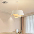 Axyaa Retro Bedroom Chandelier Cream Fabric Nordic Living Room Light
