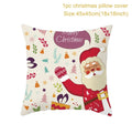 Axyaa Christmas Cushion Cover 2022: Merry Decorations, Navidad, Noel, Xmas Gifts, Happy New Year 2023