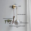 Axyaa Luxury White Ball LED Wall Lamp for Home Interior Lighting